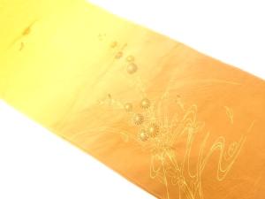 未使用品　正絹　金彩　帯揚げ